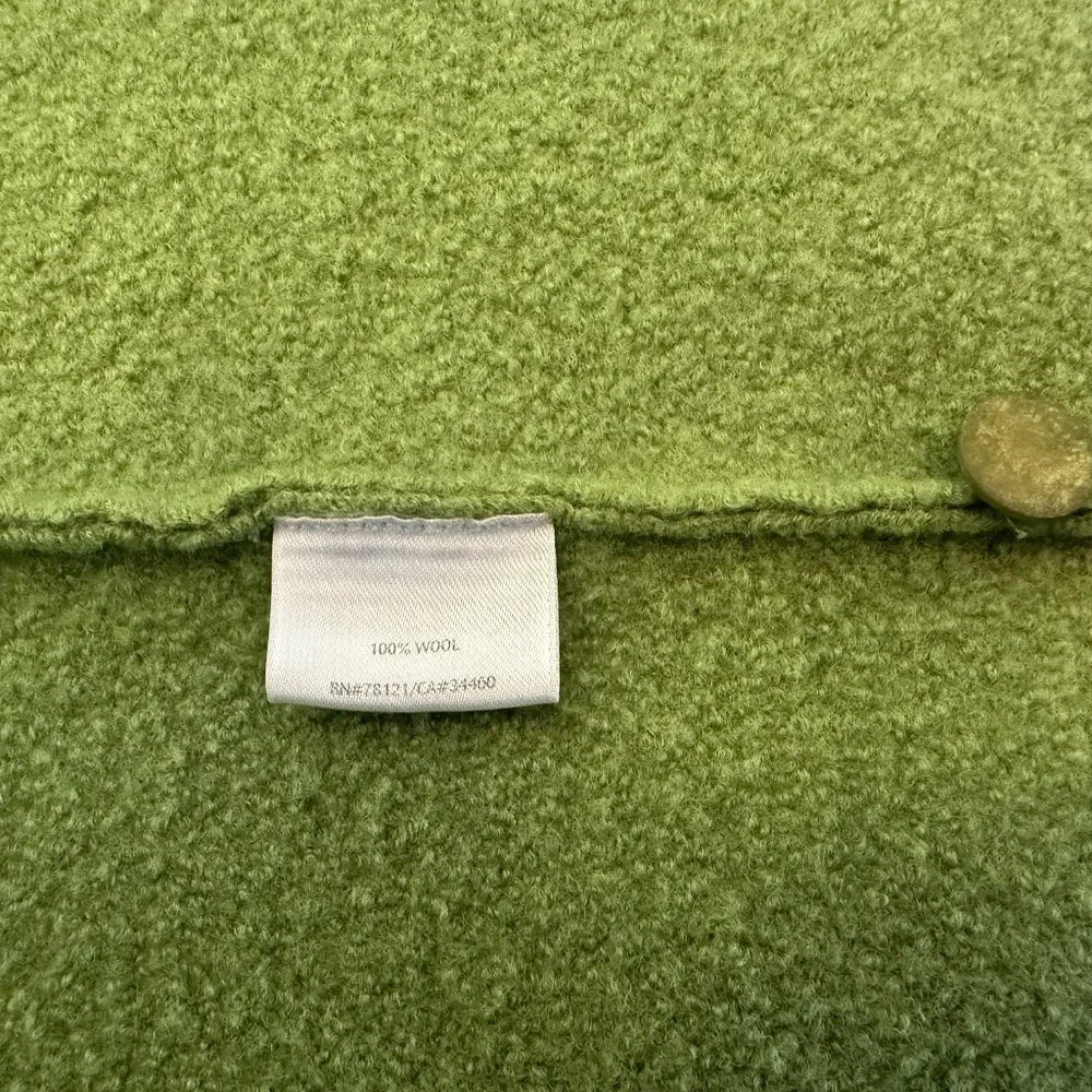 Eileen Fisher Spring Green Boiled Wool Coat: Size XL. - Picture 8 of 13